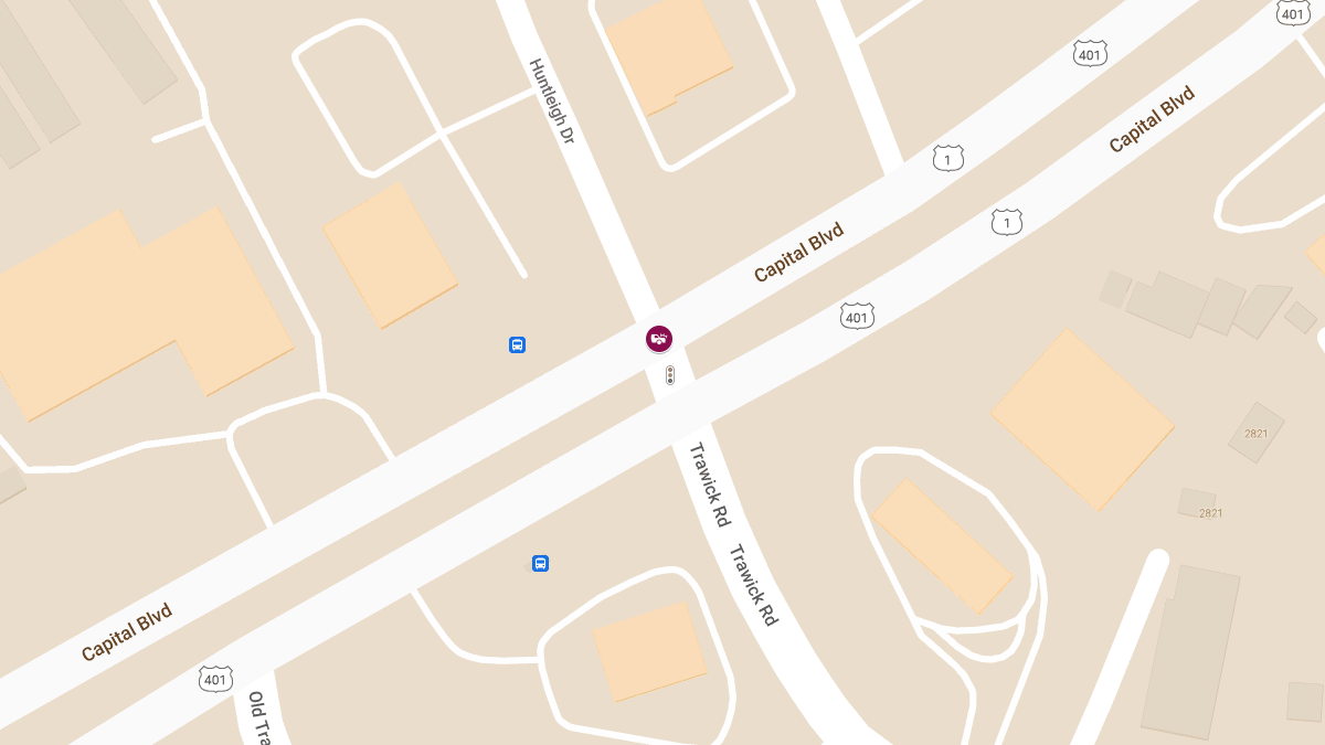 Injury Accident on Capital Blvd at Huntleigh Dr