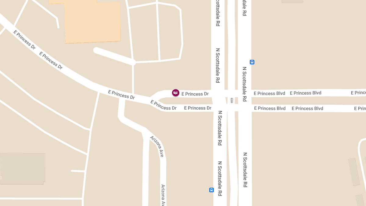 Injury Accident on E Princess Dr East of Scottsdale Rd