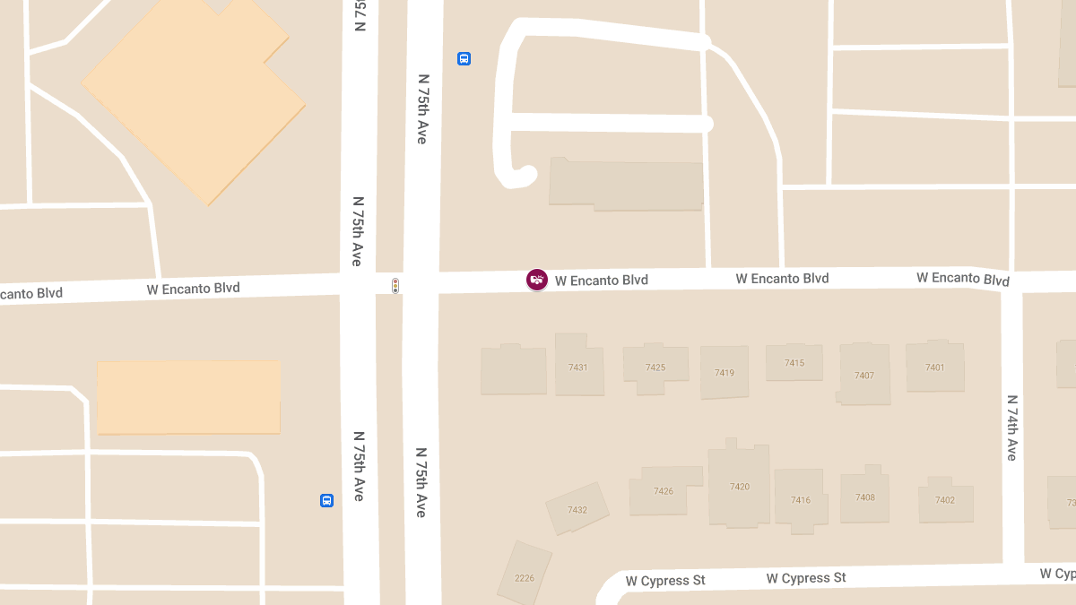 Injury Accident on Encanto Blvd East of 75th Ave