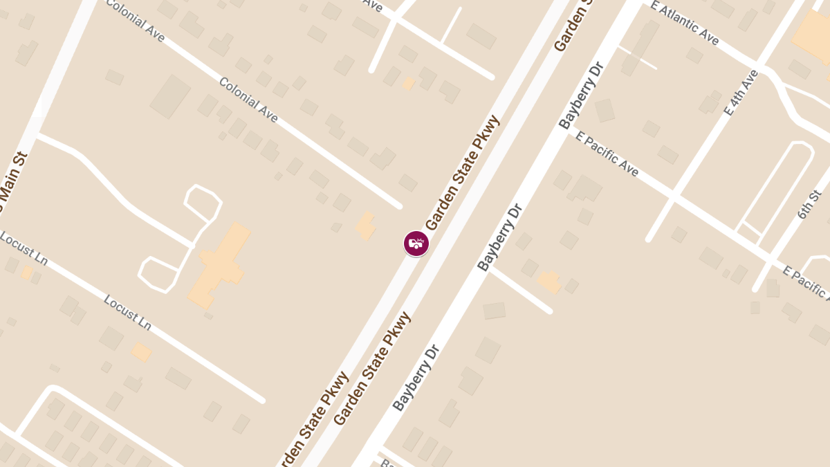 Injury Accident on Garden State Pkwy South at Vauxhall Rd