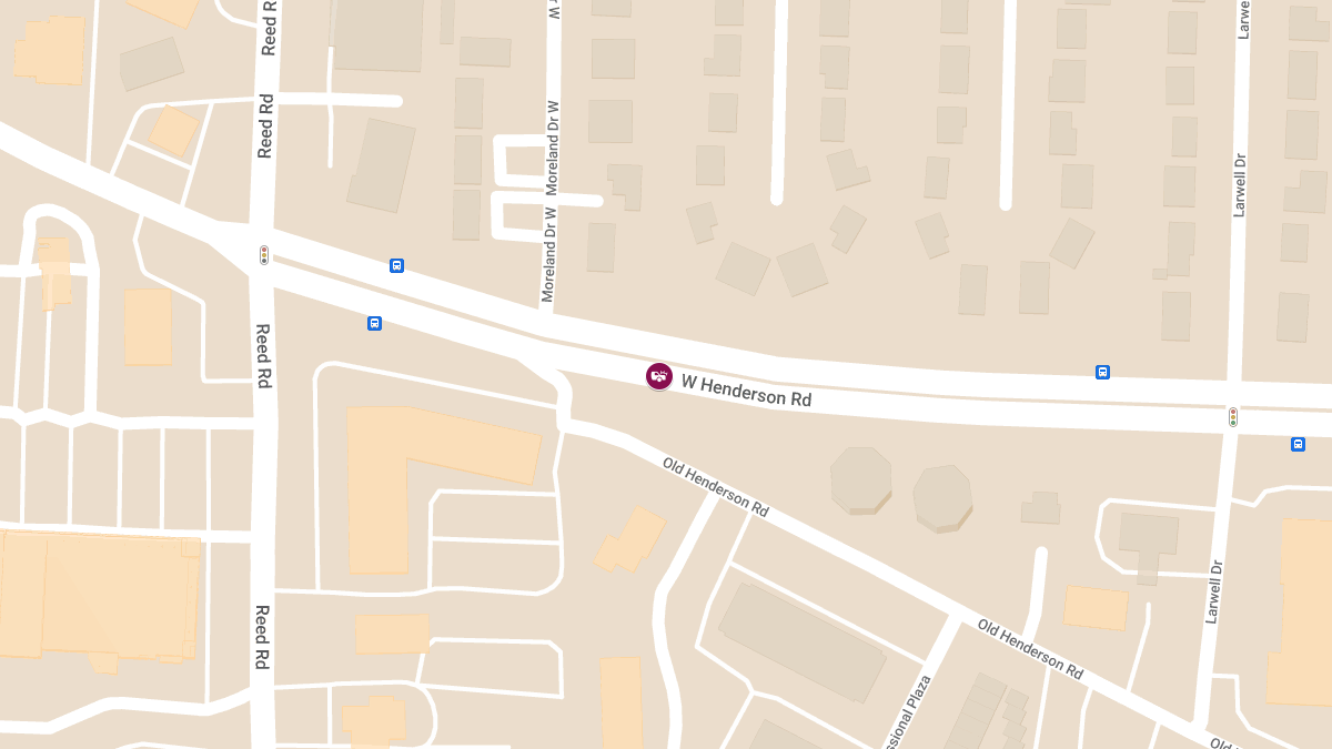 Injury Accident on Henderson Rd West of Reed Rd