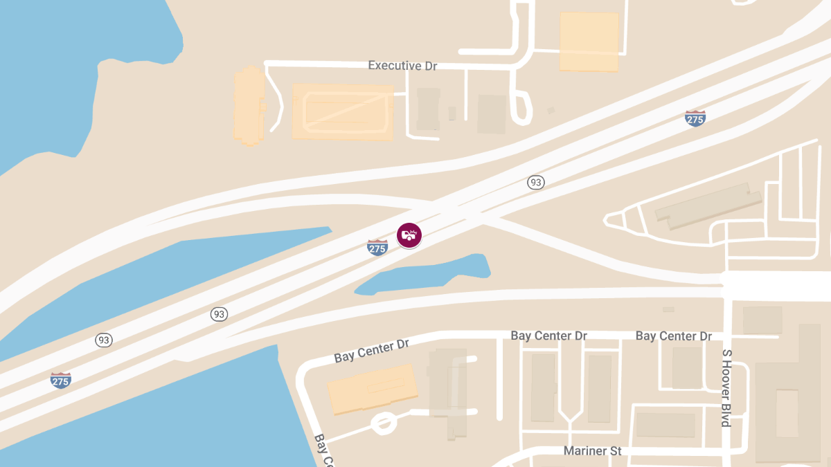 Injury Accident on I-275 NB near MM5