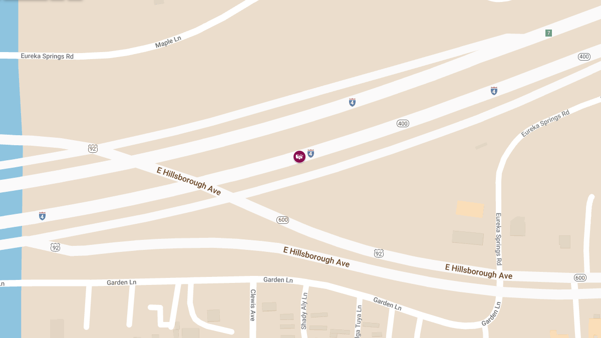 Injury Accident on I-4 WB at Mile Marker 5