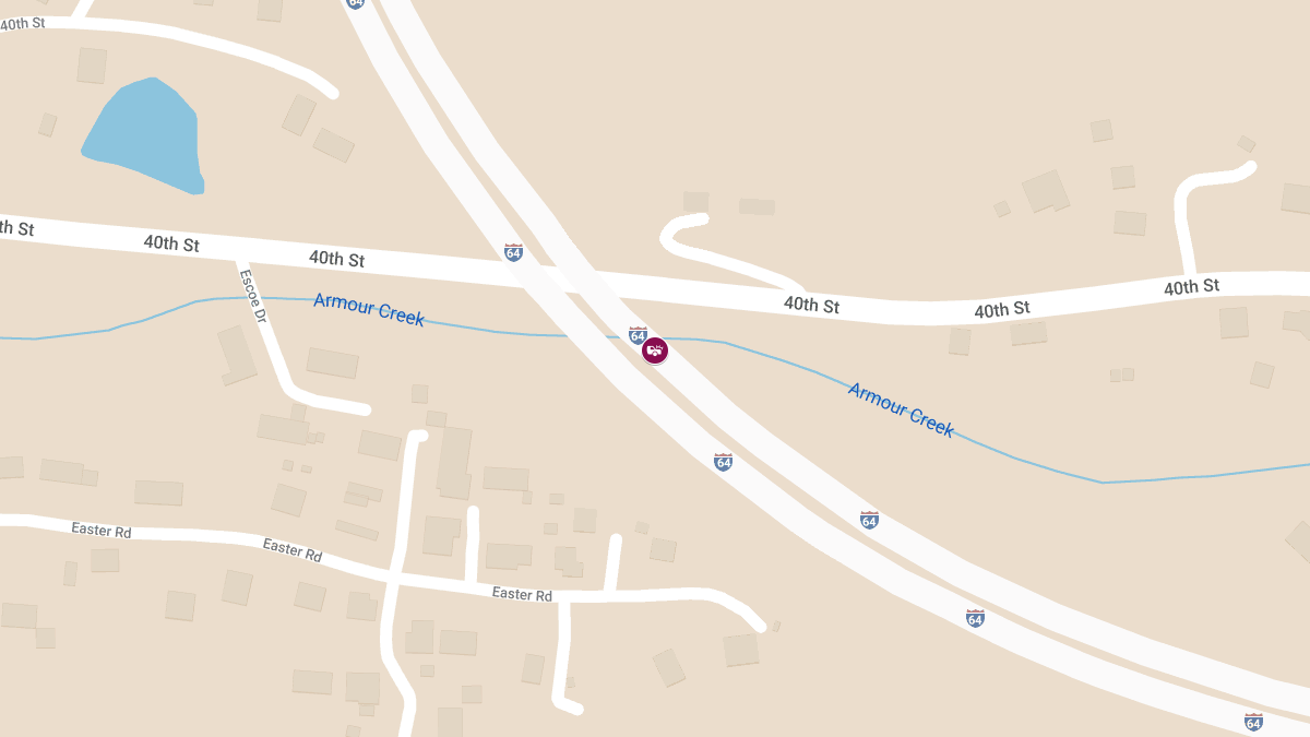 Injury Accident on I-64W Near Exit 45