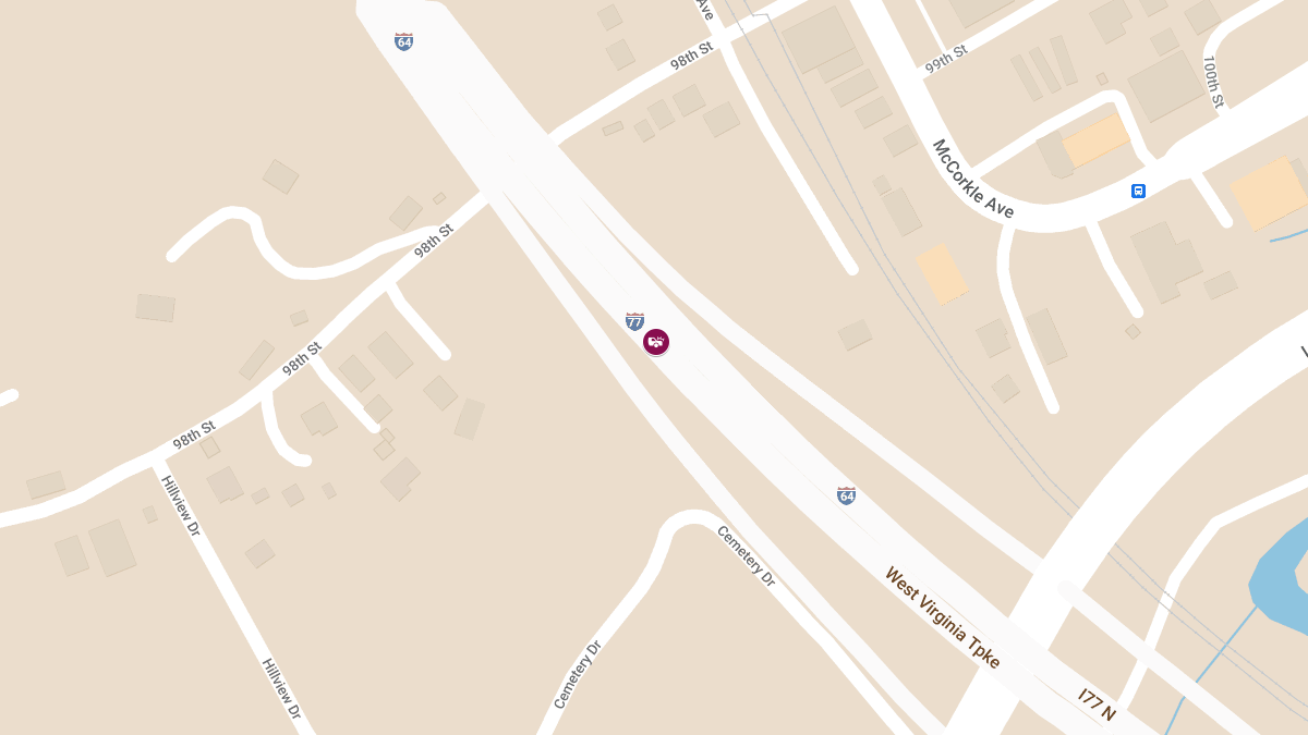 Injury Accident on I-77 S at Mile Marker 87