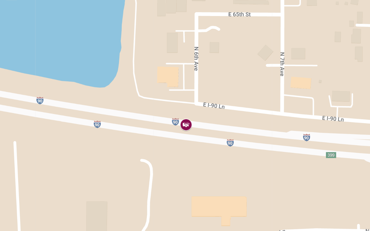 Injury Accident on I-90 at MM 85