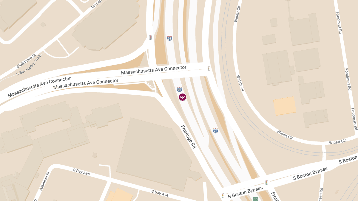 Injury Accident on I-93 N Near Frontage Rd in Chinatown