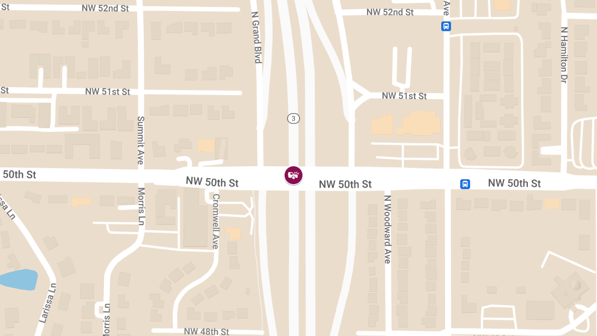 Injury Accident at Lake Hefner Parkway & NW 50th St