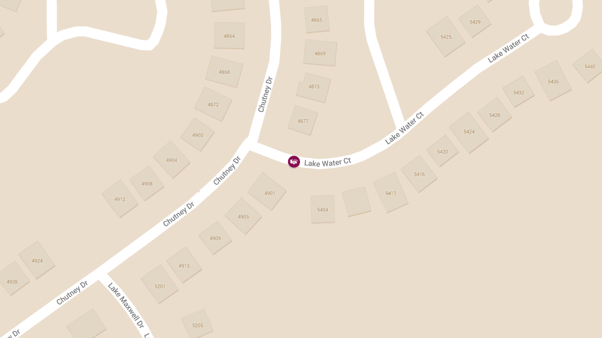 Injury Accident on Lake Water Ct