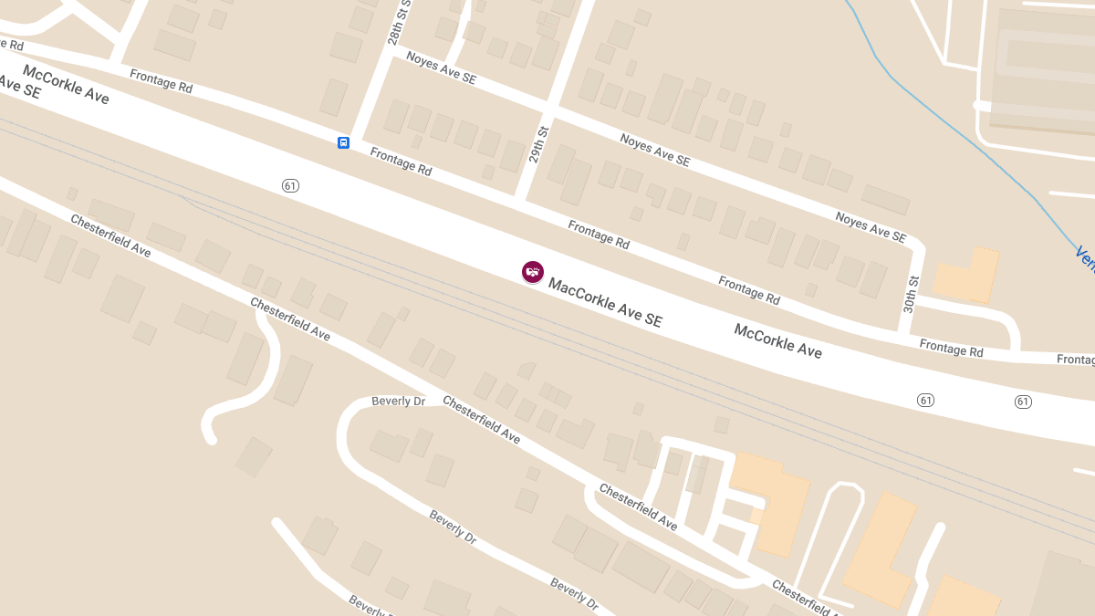 Injury Accident on MacCorkle Ave SE