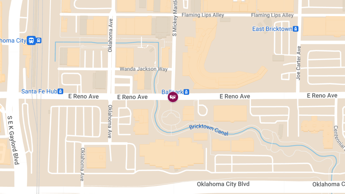 Injury Accident on Mickey Mantle Dr at Reno Ave in Bricktown