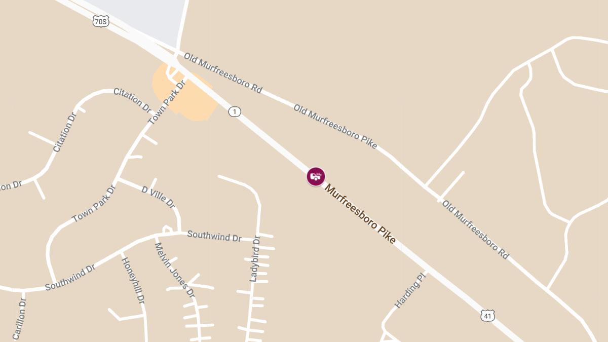 Injury Accident on Murfreesboro Pike