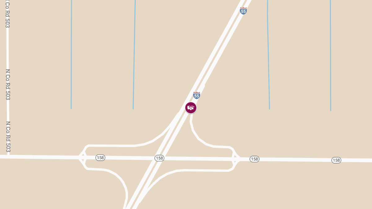 Injury Accident on NB I-55 Near Exit 63