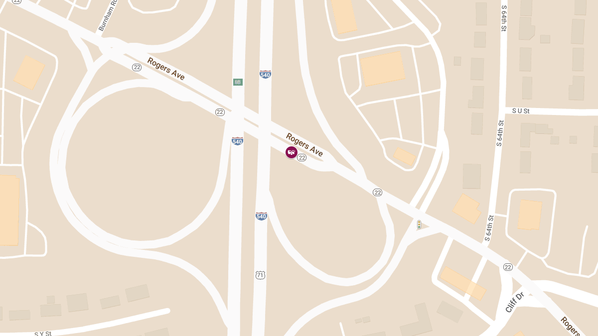 Injury Accident on NB State Highway 22 Near I-540