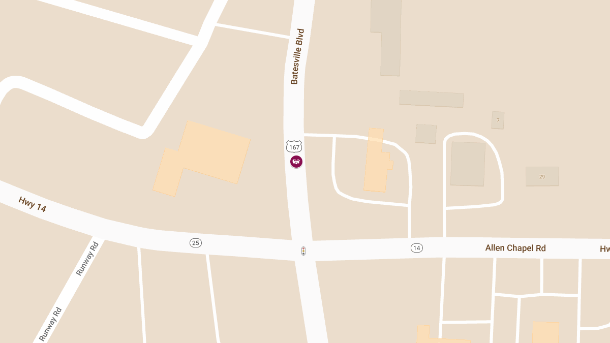 Injury Accident on NB U.S. Highway 167 South of State Highway 14