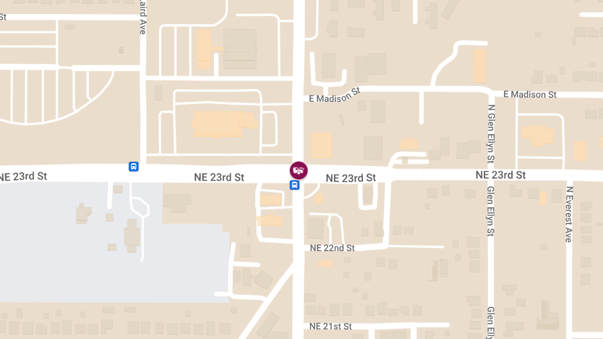 Injury Accident on NE 23rd St at N Kelley Ave