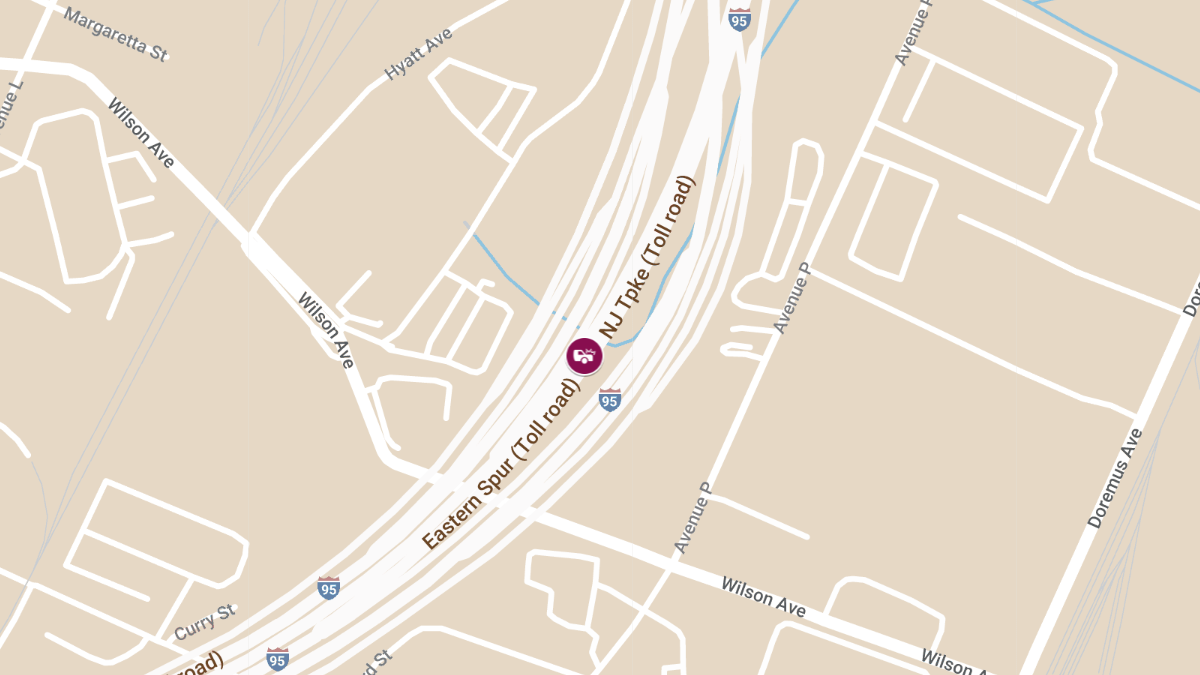 Injury Accident on NJ Turnpike Eastern Spur South