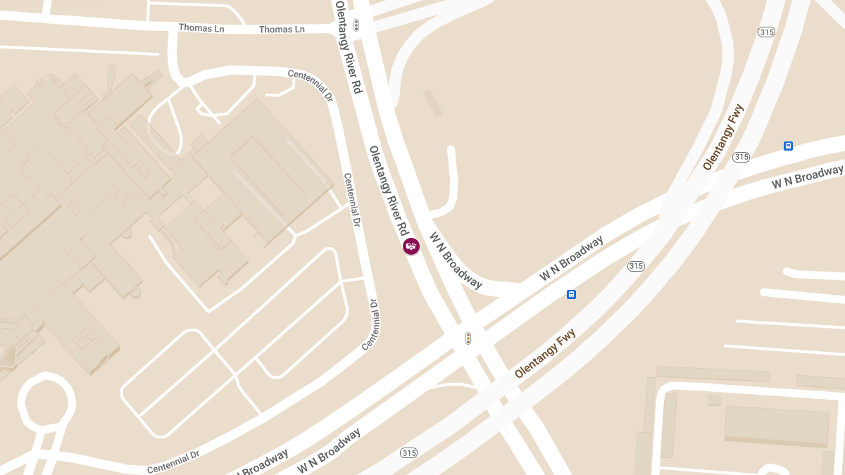 Injury Accident on Olentangy River Rd North of W N Broadway