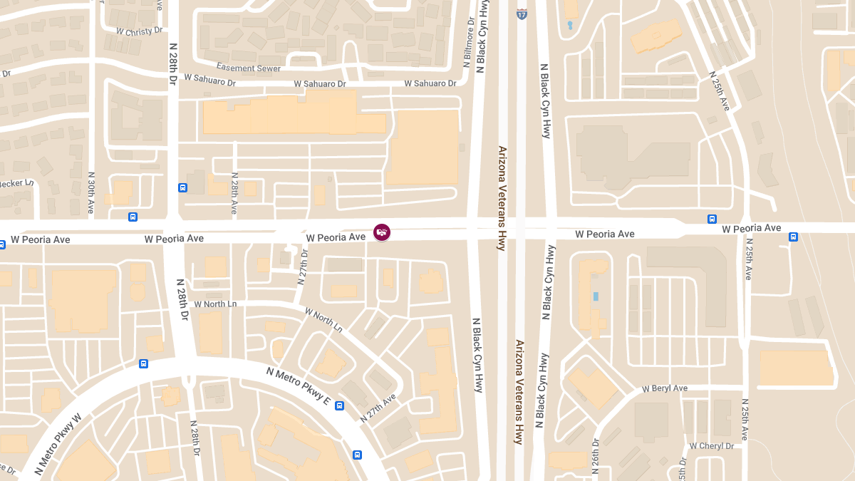 Injury Accident on Peoria Ave West of I-17