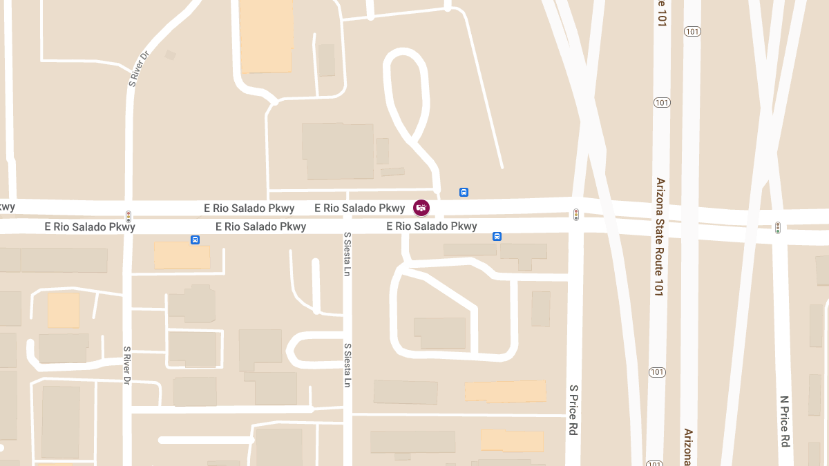 Injury Accident on Rio Salado Pkwy West of Loop 101 / Price Rd