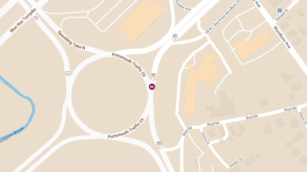 Injury Accident on Route 1 Bypass South at I-95/Spaulding Turnpike
