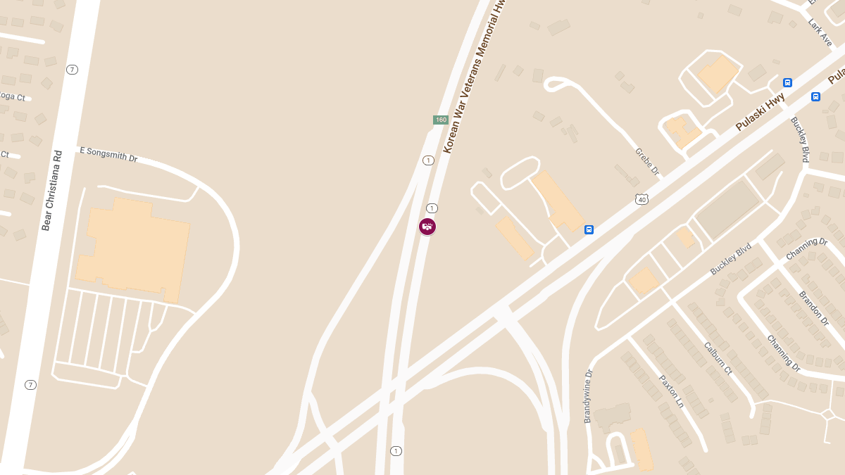 Injury Accident on Rte 1 NB Near Rte 40