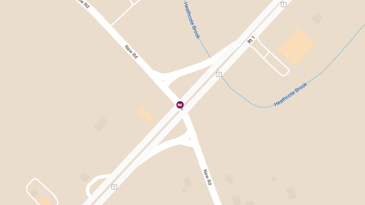 Injury Accident on Rte 1 at New Rd