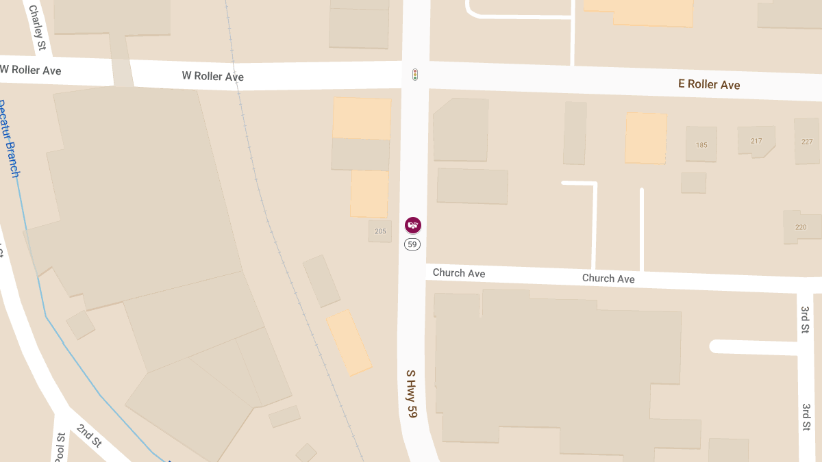 Injury Accident on SB SH 59 near SH 102