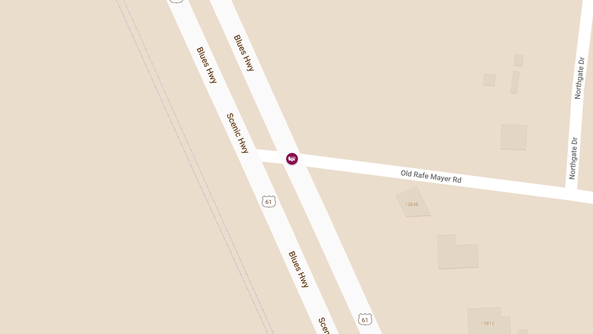 Injury Accident on Scenic Hwy at Old Rafe Meyer Rd