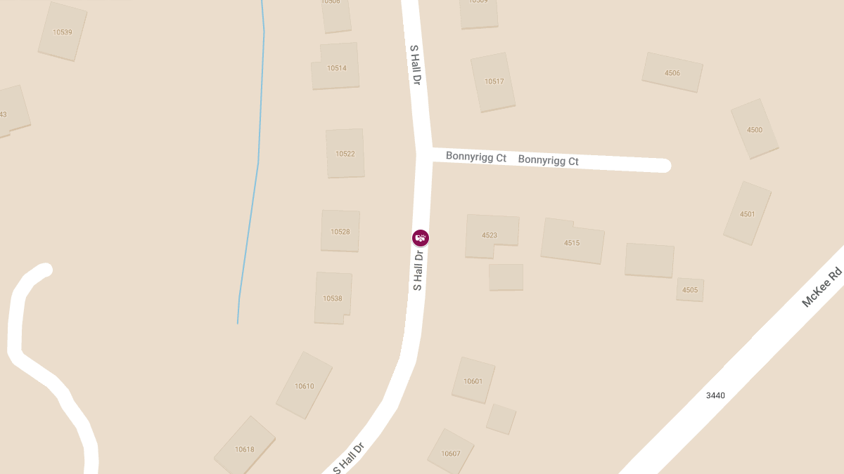 Injury Accident on South Hall Dr