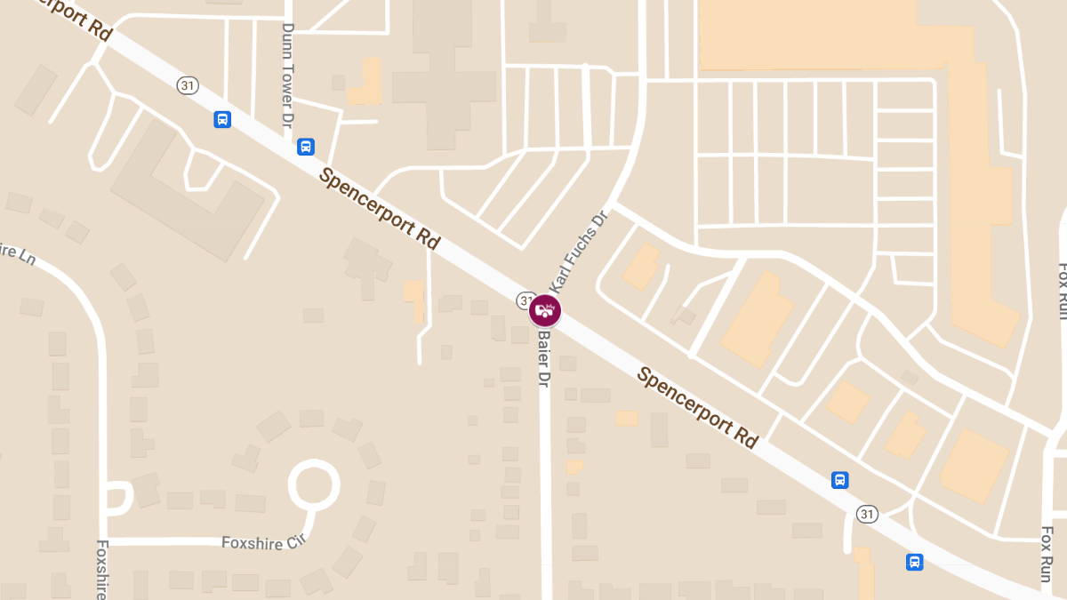 Injury Accident on Spencerport Rd near Karl Fuchs Dr and Baier Dr