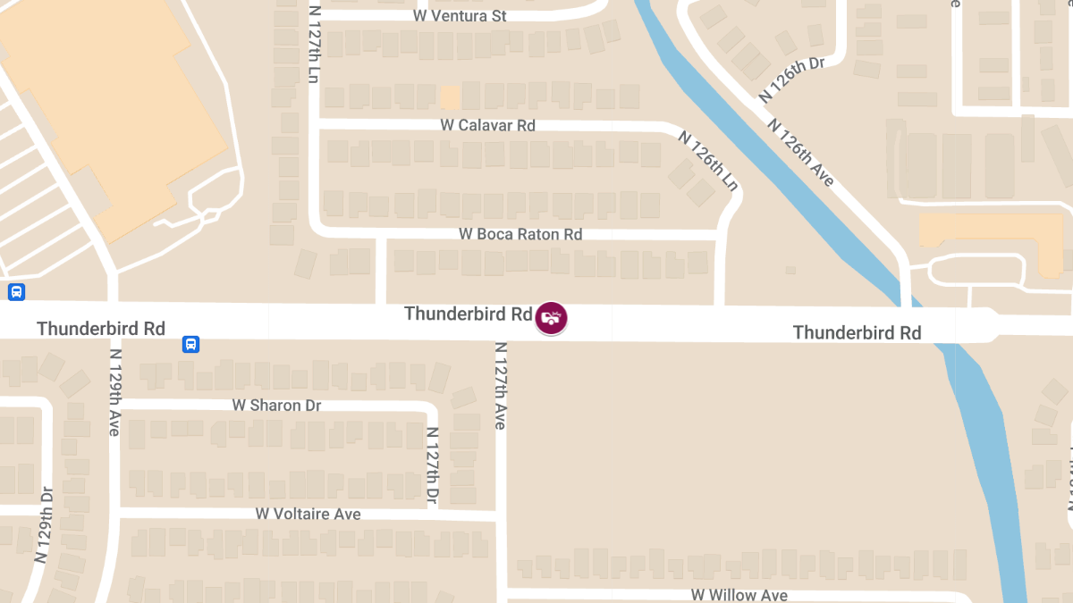 Injury Accident on Thunderbird Rd Near N 127th Ave