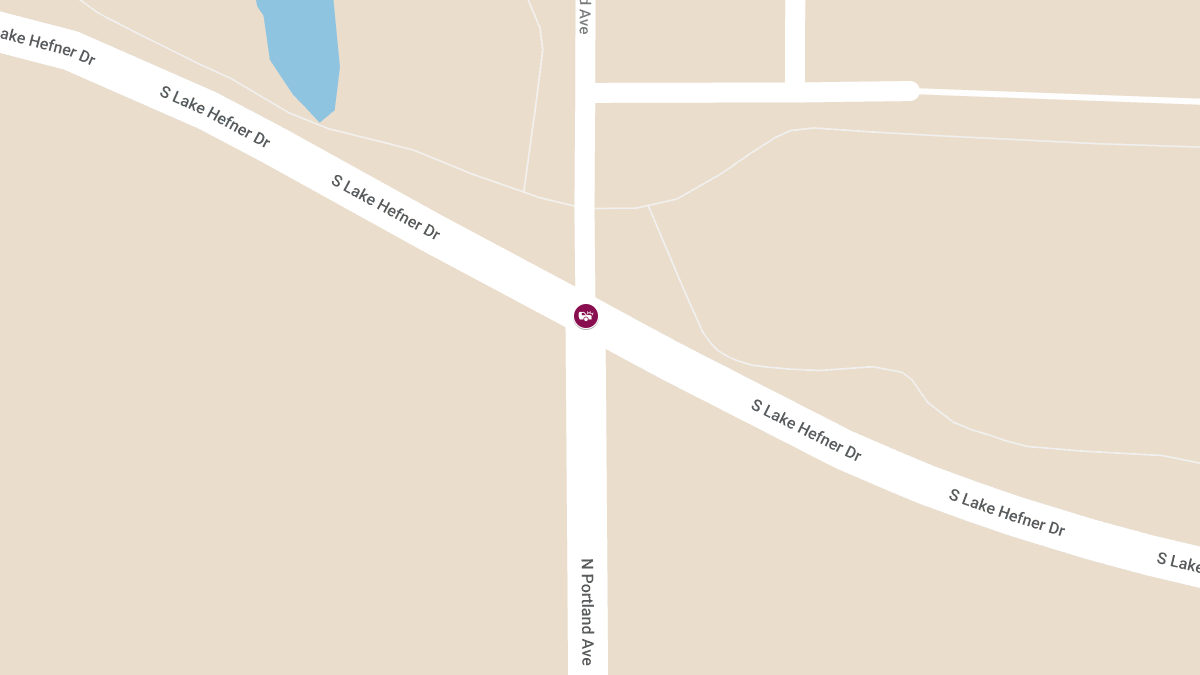 Injury Accident on W Lake Hefner Dr at Portland Ave