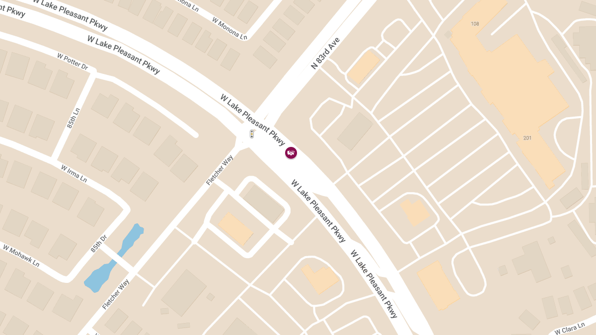 Injury Accident on W Lake Pleasant Pkwy South of N 83rd Ave