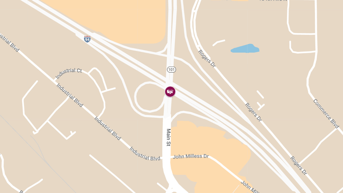 Injury Accident on WB I-94 at HWY 101