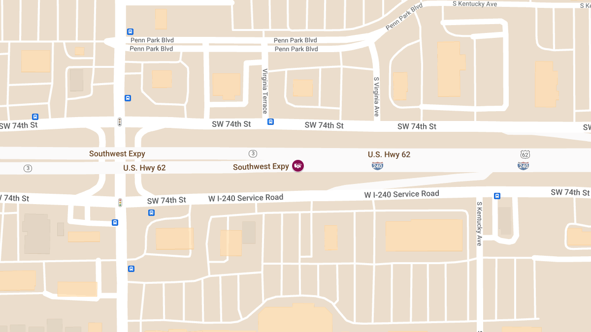 Injury Accident on Walker Ave SB at I-240/Southwest Expy