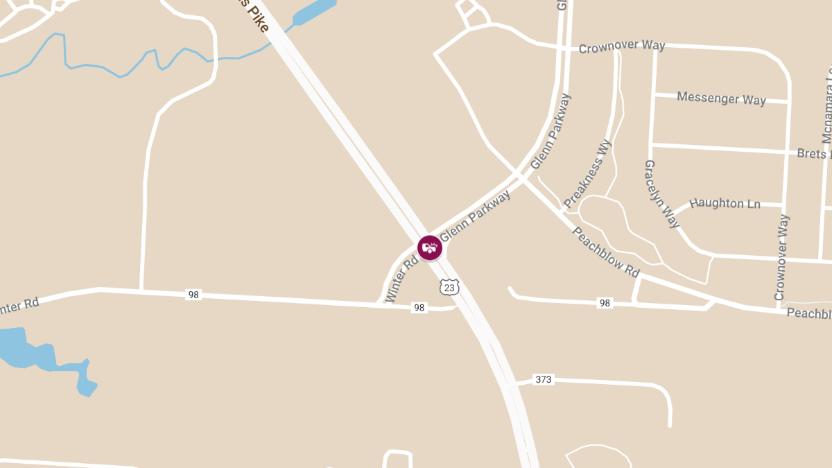 Injury Auto Accident at Columbus Pike & Glenn Pkwy