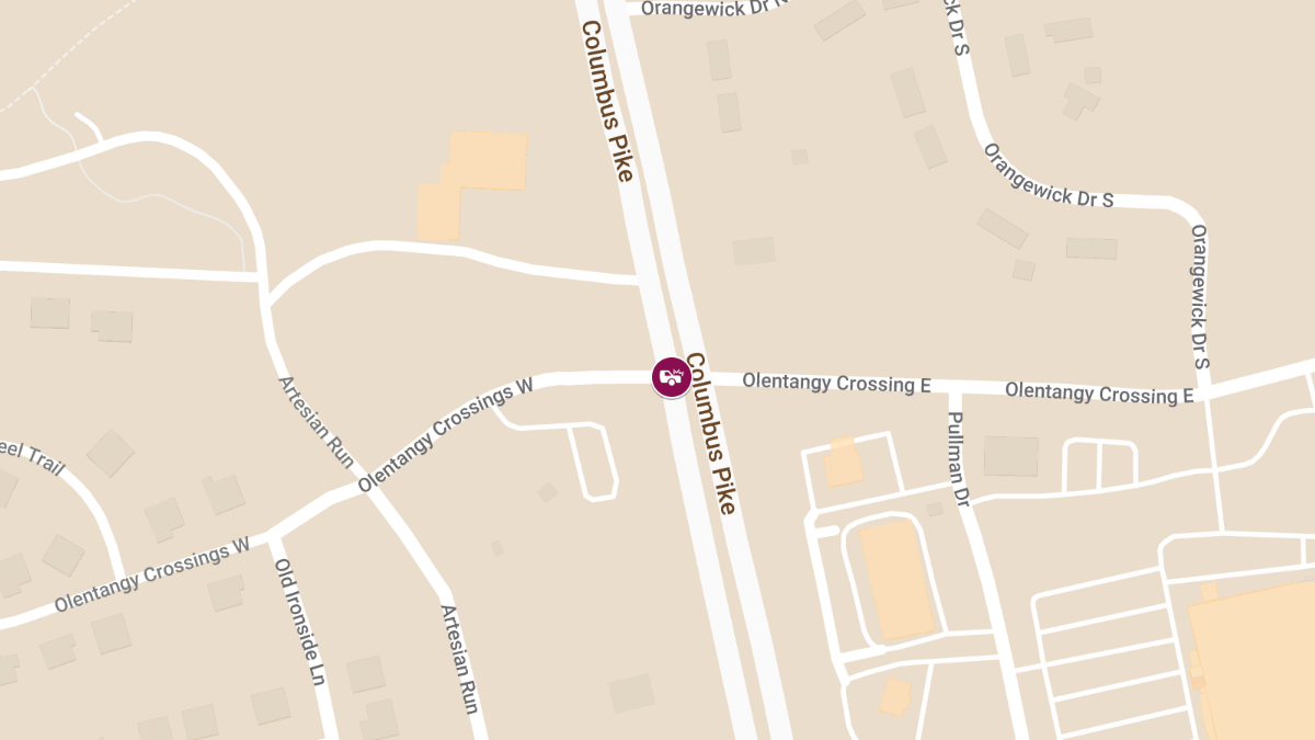 Injury Auto Accident at Columbus Pike & Olentangy Crossings W