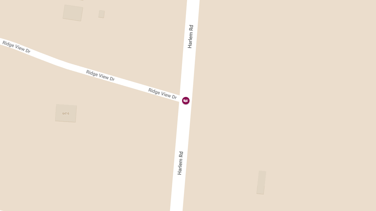 Injury Auto Accident at Harlem Rd & Ridge View Dr