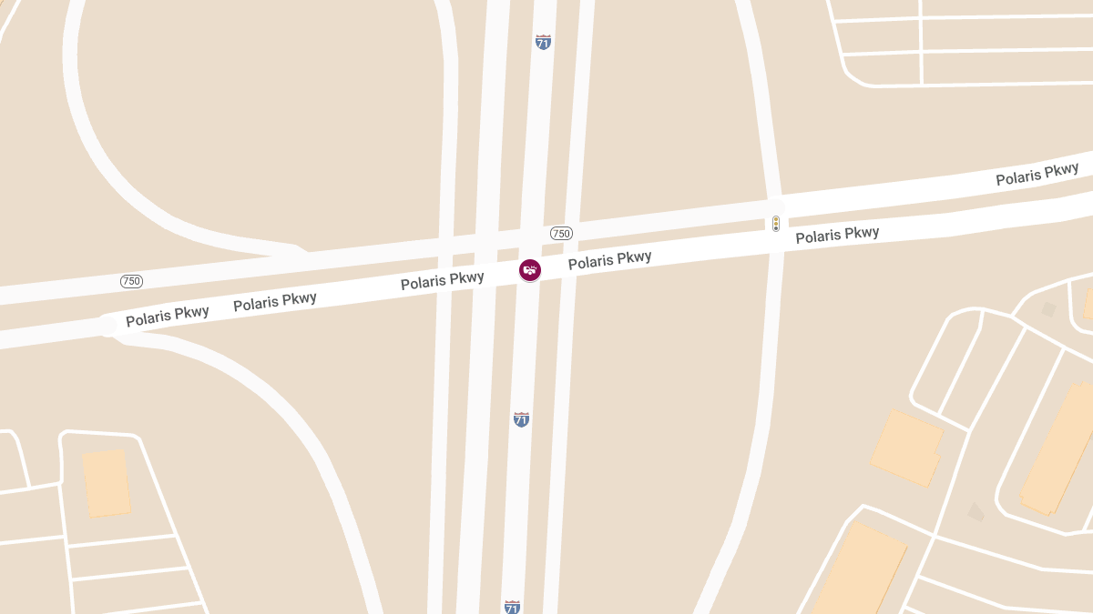 Injury Auto Accident at Interstate 71 & Polaris Pkwy