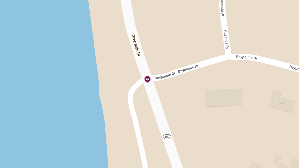 Injury Auto Accident at Riverside Dr & Baypointe Dr