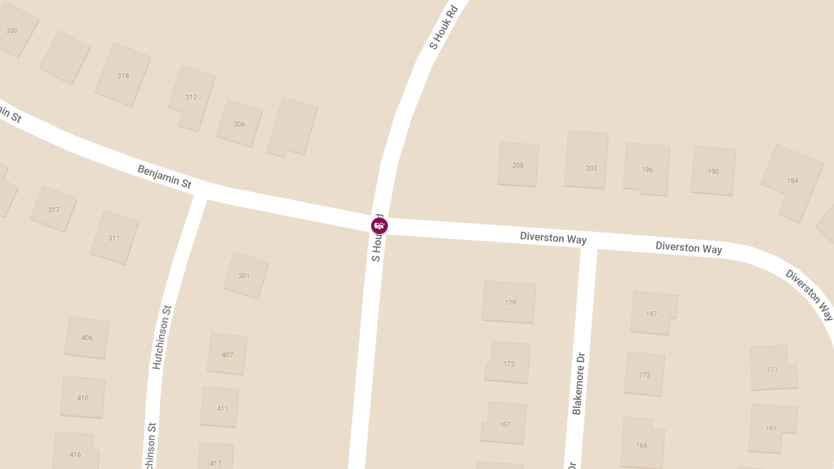 Injury Auto Accident at S Houk Rd & Benjamin St