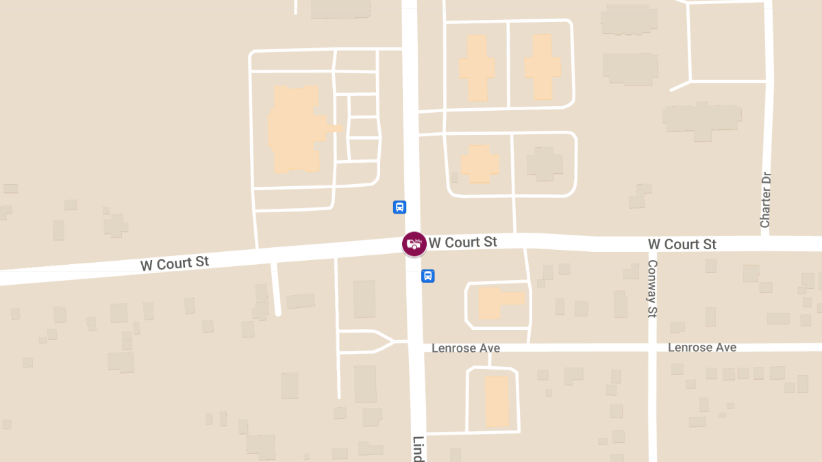 Injury Auto Accident at S Linden Rd & W Court St