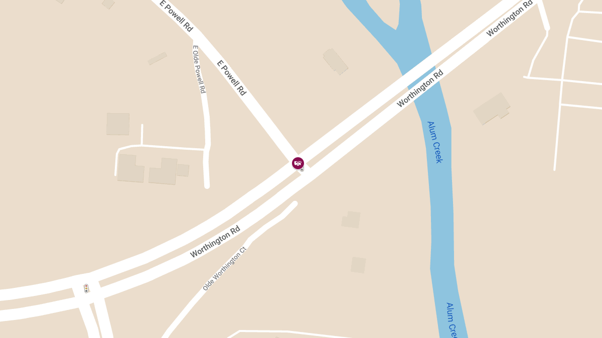 Injury Auto Accident at Worthington Rd & E Powell Rd