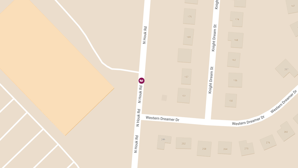 Injury Auto Accident on the 800 Block of N Houk Rd