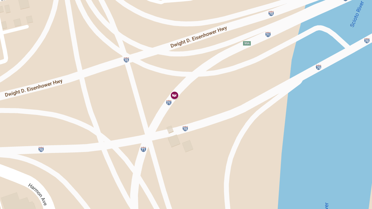 Injury Auto Crash on 129 Block of S Interstate 71