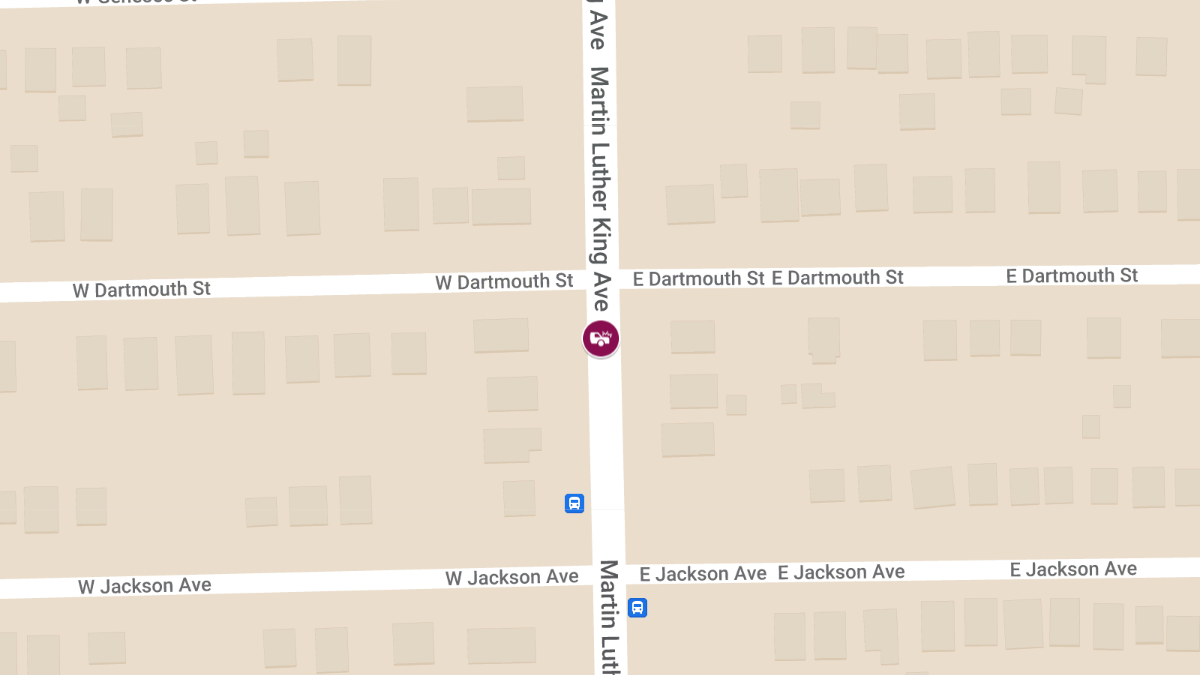 Injury Car Accident at M L King Ave and E Dartmouth St