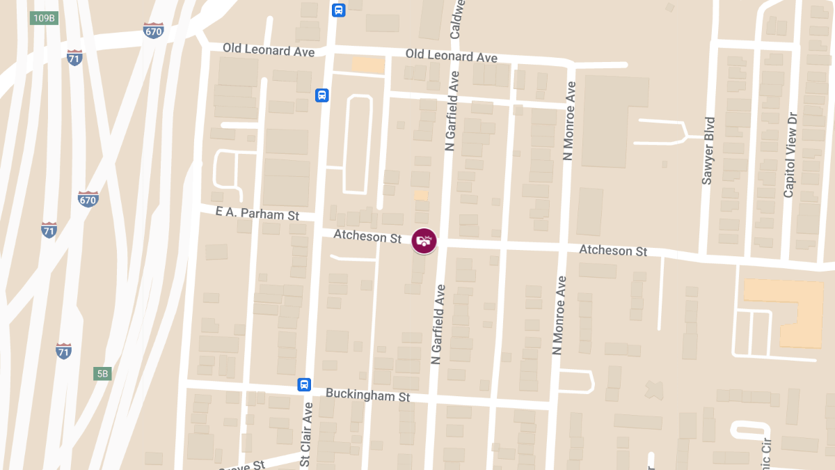 Injury Collision Reported at 820 Atcheson St