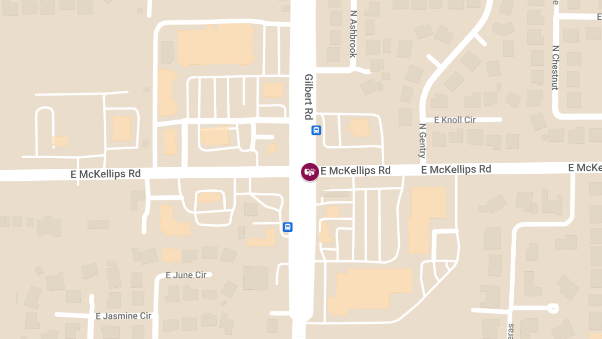 Injury Collision Reported at N Gilbert Rd & E McKellips Rd