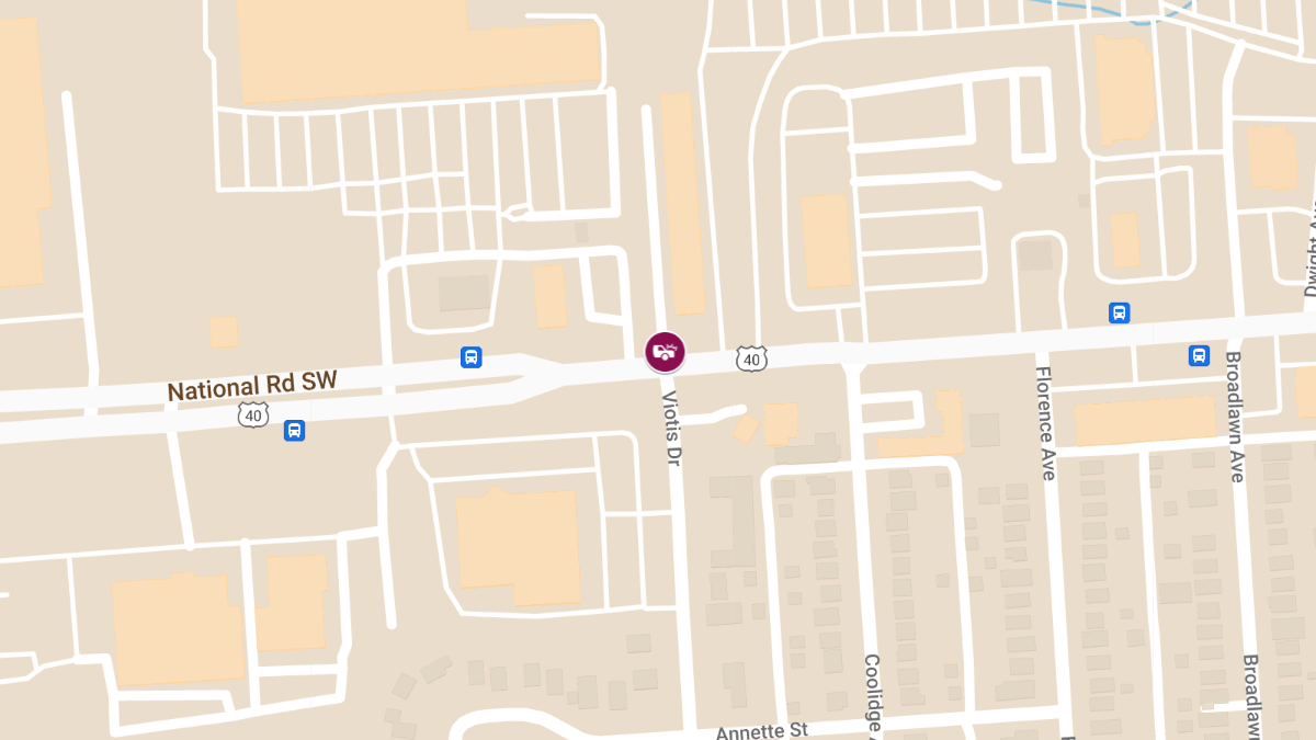 Injury Collision Reported at W Broad St & Viotis Dr